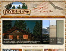 Tablet Screenshot of dividecamp.org